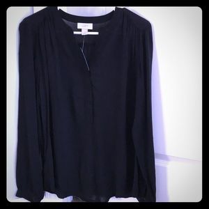 Brand new long sleeve black Ann Taylor Loft shirt